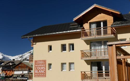 Residence Odalys L'Ours Blanc Ле дез Альп Экстерьер фото